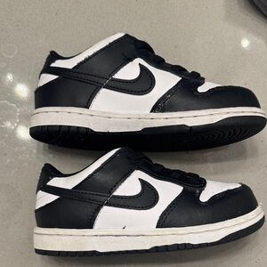 Nike Kids Black and White Sneakers